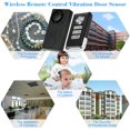 thumbnail image 4 of Yeacher Wireless Remote Control Vibration Alarm Home House Door Window Car Sensor Detector, 4 of 7