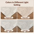thumbnail image 7 of Design&I 8'x10' Washable Area Rug Beige Cream Flowing Motif Greige Transitional Print Neutral Plush for King Size Bedroom, Under Bed, Sleek Flatweave Pet Friendly, 7 of 7