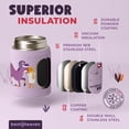 thumbnail image 4 of Bentoheaven Kids Food Jar (10oz) - Vacuum Insulated Food Container - Premium Double Wall Stainless Steel - Easy to Open - Keeps Soup & Food Hot/Cold - Lunch Box Thermos for Hot Food Kids (Mauve), 4 of 6
