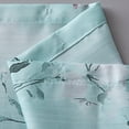 thumbnail image 2 of Dainty Home Teal Cascading Floral Fabric Shower Curtain with 12 Metal Rollerball Hooks – 3D Textured Design, Water-Repellent, Machine-Washable Bathroom Curtain, 70" x 72", 2 of 6