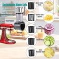 thumbnail image 2 of 5-Blade Slicer/Shredder Attachment for KitchenAid Mixers, Stainless Steel, Veggie & Cheese Grater, 2 of 7