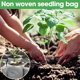 thumbnail image 4 of Biodegradable Non Woven Plant Bags 100PCS 14x16 cm Fabric Seedling Pot Plant Bags Seed Nursery Bags Plant Grow Bags,Non Woven Plant Nursery Bag, 4 of 4
