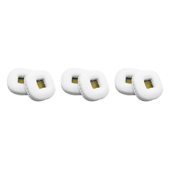 bedienty Ear Pads Cushion Noise Cancelling Earphones Repair Part Replacement for Marshall Bluetooth-compatible Headphones White 3Set