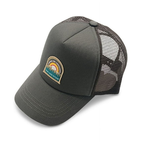 Sun   Stone Mens Mountain Graphic Hat Dark Green-O/S