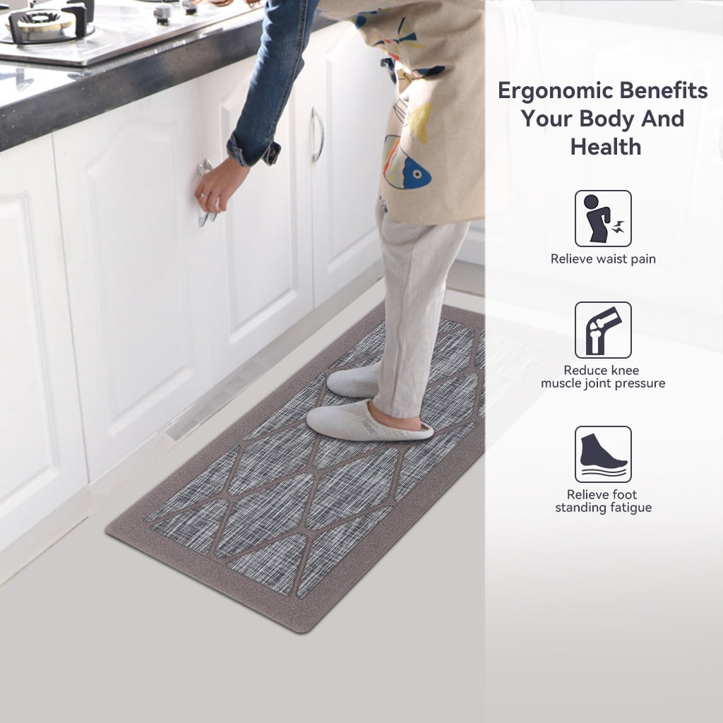 Ray Star Anti Fatigue Floor Mat 20''x39'',0.47 Inch Thick Anti Fatigue Mat Standing Desk Office