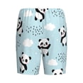 thumbnail image 2 of Lsque Cute Panda Bear Mens Sleep Pajama Shorts,Short Pajama Pants, Cotton Ultra-Soft Knit-X-Large, 2 of 9