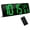 Green, variant on Large Digital Wall Clock with Remote Control, 16.5 Inch LED Display, Count Up & Down Timer, Adjustable Brightness, Plug-in Clock with Day/Date/Temperature for , Gym, Classroom