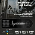 thumbnail image 3 of Wearable4U New Reusable Training Soft Rubber Balls 250 pack .43 Caliber (Black Color), 3 of 5