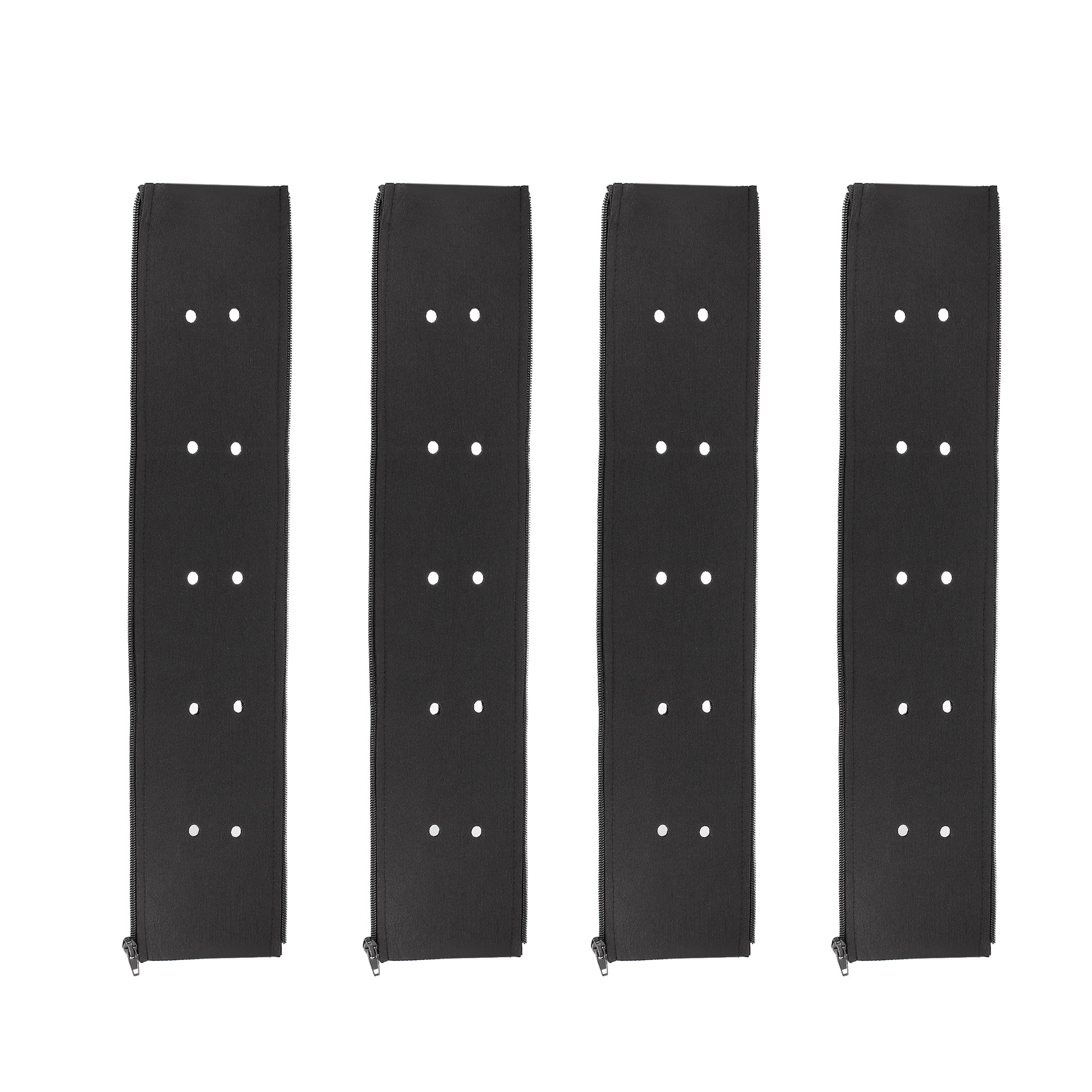 Cable Management Sleeve with Zipper 11cm 0.5 Meter Multihole Cord