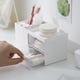 thumbnail image 3 of Cajón de almacenamiento de escritorio, caja de almacenamiento de cosméticos, organizador de plástico para joyería, papelería, 3 of 8