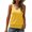 Yellow, variant on Langwyqu Summer Women Solid Color V-Neck Sleeveless Tank Tops Camisole