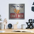 thumbnail image 6 of Luxe Metal Art 'Okay, But First Craft Beer' by Mollie B., Metal Wall Art, 12"x12", 6 of 9