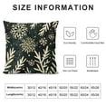 thumbnail image 5 of YINGXI Merry Christmas Decorative Throw Pillow Covers, Black Tree Check Outdoor Pillowcase, Winter Holiday 22x22in, 5 of 5