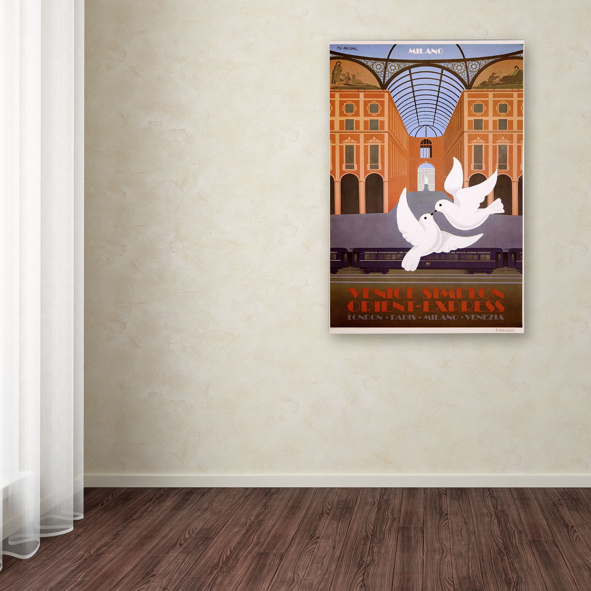 Trademark Fine Art 'Travel 35' Canvas Art by Vintage Lavoie