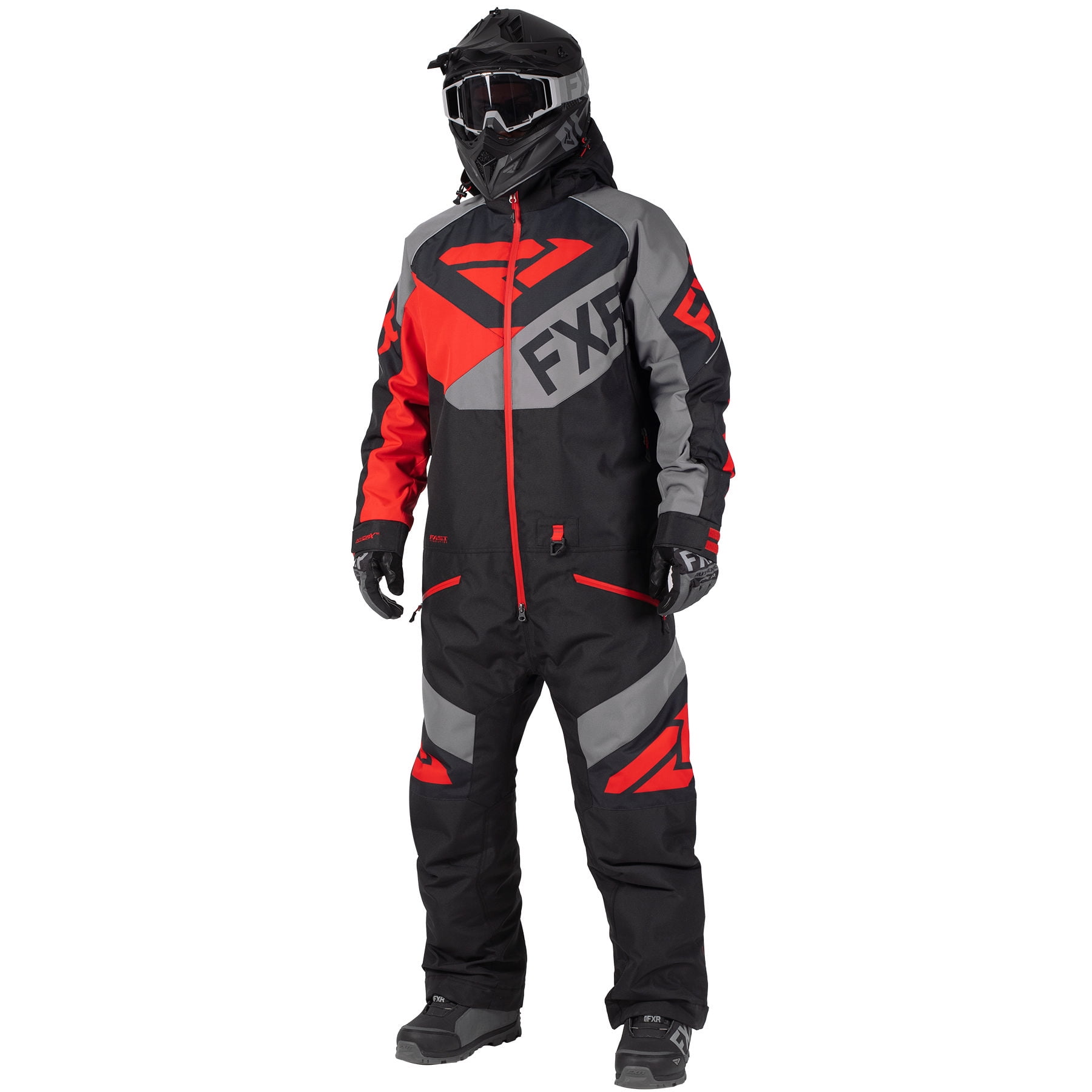 FXR Mens Black/Grey/Lava Fuel FX Monosuit Snowmobile 2020 - Walmart.com