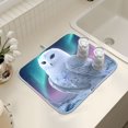 thumbnail image 7 of Ryvnso Snow Owl at Night Dish Drying Mat for Kitchen Countertop 16x18 Small Dish Pad Drainer Rack Dish Sink Mats, 7 of 7