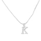 thumbnail image 5 of Collar con letras, joyería de moda, collar con colgante de letras, cadena para suéter, collares con colgante del alfabeto para regalo de San Valentín Plata, 5 of 8