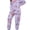 14Purple Peony, variant on Cueply Womens Plus Size Pajama Set Long Sleeve Pjs for Women Soft Sleepwear Loungewear Nightwear With Pockets