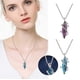 thumbnail image 1 of LADIGASU Collar de Temperamento Femenino Romántico Amatista Colgante Collarbone Cadena Artículo Rebajas Flash Deals Un Collar., 1 of 1