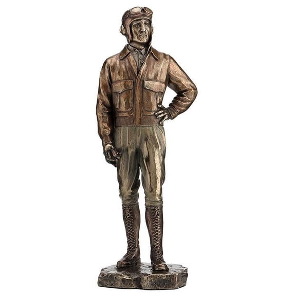Classic Pilot - Americana Sculpture - Cold Cast Bronze