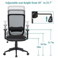 thumbnail image 4 of VECELO L-Shaped Computer Desk and Chair Set, Writing Desk For Home Office, Black, 4 of 11