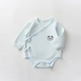thumbnail image 2 of Piomll Bodysuits for Boys Bag Bottom Layer Triangular Pajamas Newborn Jumpsuits, 2 of 3