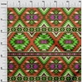 thumbnail image 3 of oneOone Cotton Cambric Red Fabric African Aztech Sewing Material Print Fabric By The Yard 42 Inch Wide, 3 of 4