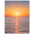 thumbnail image 1 of Picture-Tiles.com: Sunset Ceramic Tile Wall Mural WAL500982-34S. 12.75"W x 17"H using (12) 4.25" x 4.25" Ceramic Tiles-Satin Finish, 1 of 3