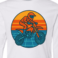 thumbnail image 4 of Inktastic Retro Motocross Dirt Bike Rider Long Sleeve Youth T-Shirt, 4 of 5