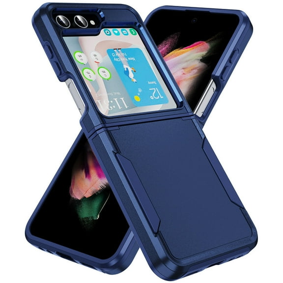 TUFF Hybrid Armor Case for Samsung Galaxy Z Flip 5 - Blue