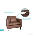 thumbnail image 5 of Sillon Individual Comodo Cojin Moderno cafe 77x68x44 cm Pido Todo SI01BK-H3, 5 of 5