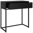 thumbnail image 4 of vidaXL Table Console Noire 72x35x75 cm Acier, 4 of 5