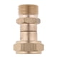 thumbnail image 1 of 1 Pieza M22 X M22 Conector de Acoplamiento Adaptador de Manguera de Lavadora a de Latón Giratorio, 1 of 8
