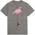 thumbnail image 1 of Jordan Boys Flamingo Graphic Camiseta, Gris, S (7) Jordan Camiseta grÃ¡fica, 1 of 1