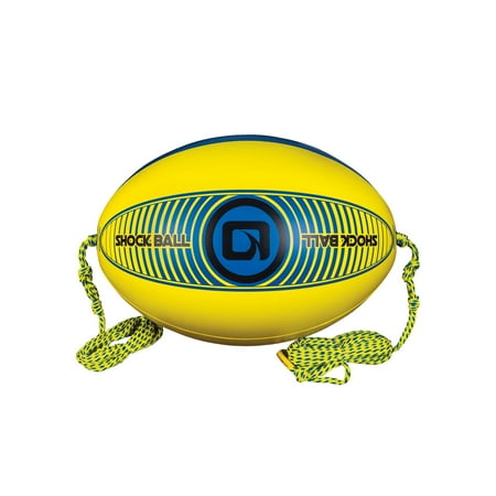 O'Brien Oval Shock Ball for Towable Tubes with Lightning Valve, Yellow/Blue  | Walmart Canada