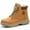 Yellow Cotton, variant on Men's 6" Oil/Slip Resistant Dual-Density Comfortable EH Construction Industrial Ankle Safety Men Insulated Waterproof Work Boots