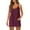 002 Purple, variant on Hvot&aat Womens Summer Sleeveless Mini Dress Solid Color Casual Sleeveless Spaghetti Straps Sundress Beach Vacation Dresses