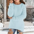 thumbnail image 1 of LIJCC Robe Chandail à Manches Longues pour Fille, Col Rond, Duveteuse et Pelucheuse, Chandail-Over, Robe Chandail, Douce, Confortable, Ample, Surdimensionnée, à la Mode, Longue, en Tricot, Hauts, Vêtements d'Automne et d'Hiver, 1 of 4