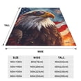 thumbnail image 3 of Pofeuu Bald Eagle Pilot Print Ultra-Soft Micro Fleece Blanket,for Bed Or Sofa,All Season Throw Blankets Flannel Blanket-60"x50", 3 of 7