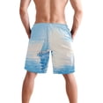 thumbnail image 2 of ALAZA Men's Swim Trunks Sea Oil Paint Beach Shorts with Pockets XL, 2 of 6