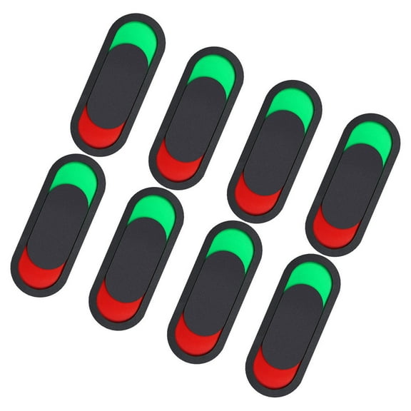 FESTFENDS Sliding Indicator Sign Black Red Green 8Pcs 7x3in