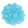 thumbnail image 2 of 200 piedras luminosas azules, guijarros luminosos, piedras fluorescentes para acuario, jardín, decoración de cumpleaños infantil (200 piedras luminosas azules), 2 of 7
