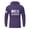 Purple, variant on Men's Flag Print Oversized Hooded Sweatshirt, Long Sleeve Loose Fit Fleece Pullover for Casual Wear, Patriotic Style,Black,L