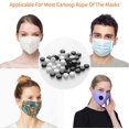 thumbnail image 2 of Cord Locks Silicone String Toggles for Elastic Band Adjuster Anti Glissement String Stopper Réglable Boucle de Cordon (500), 2 of 7