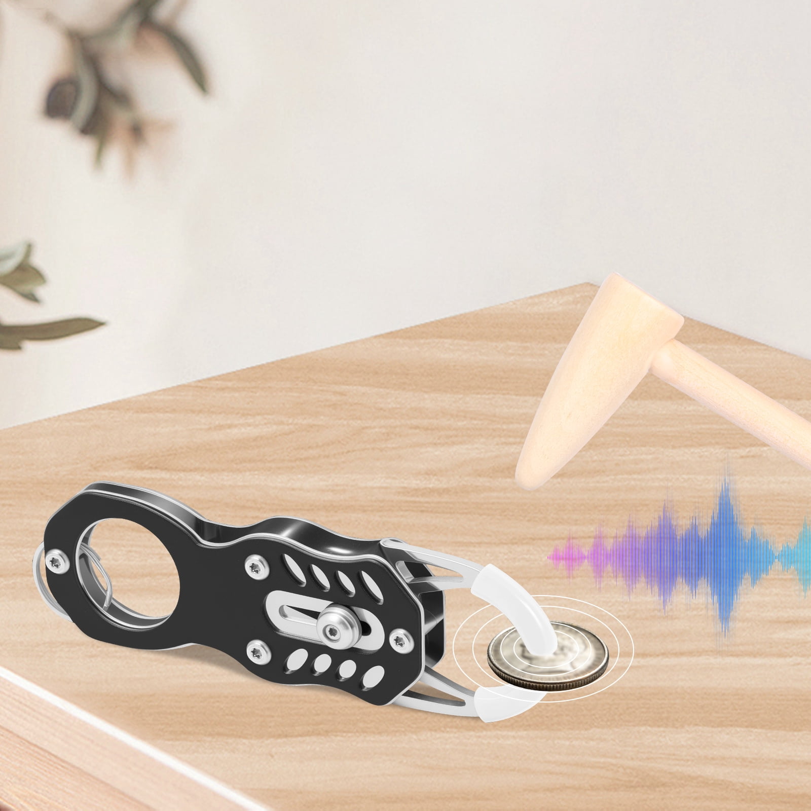 Pocket Coin Tester Kit Portable Gold and Silver Coin Ping Testing Integrate Acoustic Magnetic and Dimensional Detection