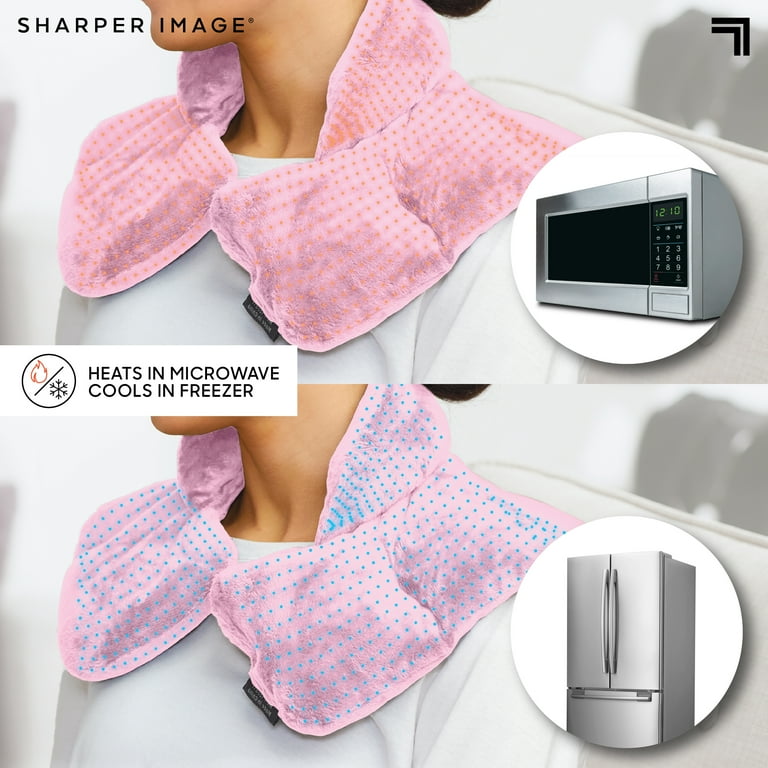 Sharper Image Aromatherapy Neck Wrap, Natural Herb Blend, Pink photo 8