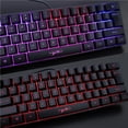 thumbnail image 3 of Efecto De Iluminación Rgb 61 Teclas Usb Profesión Teclado Mecánico Teclado De Membrana Para Juegos Con Cable Con Tecla Desmontable Para Ibm Pc Win98Se Me 2000 Xpmista Win7 Win10 matsuzay EL013799-01, 3 of 6