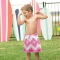 thumbnail image 4 of FORMRS Boys Swim Trunks Quick Dry Mesh Liner Boardshorts Sizes XS-XL, Heart Geometric, 4 of 7