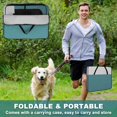 thumbnail image 4 of plegable para perros con cubierta de malla extraíble, corral portátil para mascotas en interiores o exteriores, 4 of 6