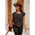 thumbnail image 2 of LASCANA Women's Boho Print Top Pintuck Detail, 2 of 6